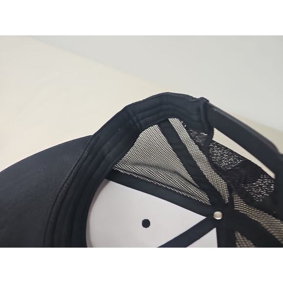 Columbia Mesh Snapback Hat Adult Black Sportswear Outdoor Quick Dry Trucker Cap - Picture 13 of 15